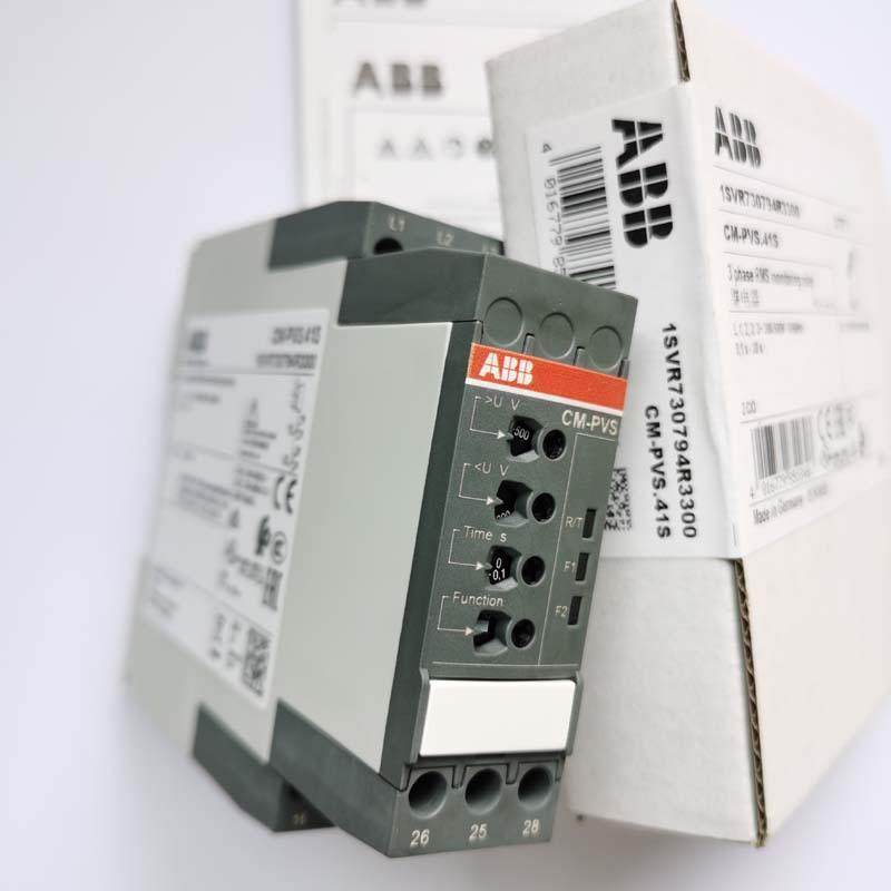 原装ABB监视继电器CM-PVS.41S1SVR730794R3300CM-PVS.41P保护器