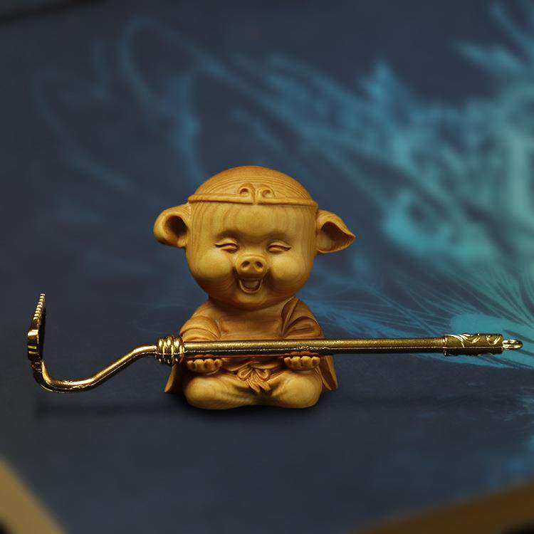 黄杨木雕生肖猪手把件工艺品猪车摆件茶宠猪八戒,畜牧/养殖物资,畜牧/养殖器械,淘宝优惠券,粉丝福利购,淘宝优惠卷