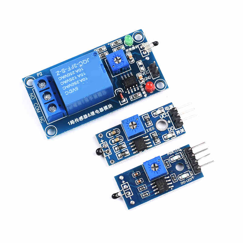 热敏电阻传感器模块 继电器开关智能车配件环境温度传感器(3/4线)