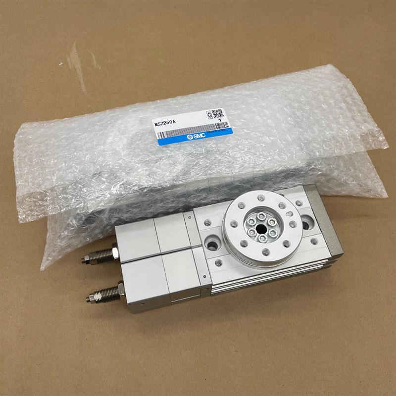 旋转气缸MSZB10A/20A/30A/50A三位3位转盘齿轮齿条式旋转-M9NL