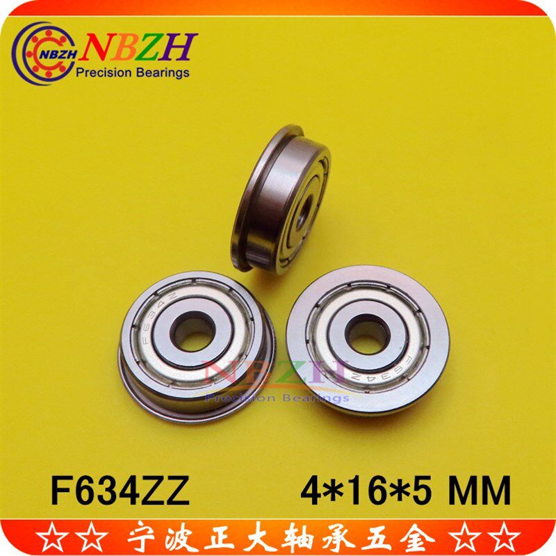 不锈钢 法兰杯士轴承 SF634ZZ F634ZZ DDRF-1640 4*16*18*5*1 mm