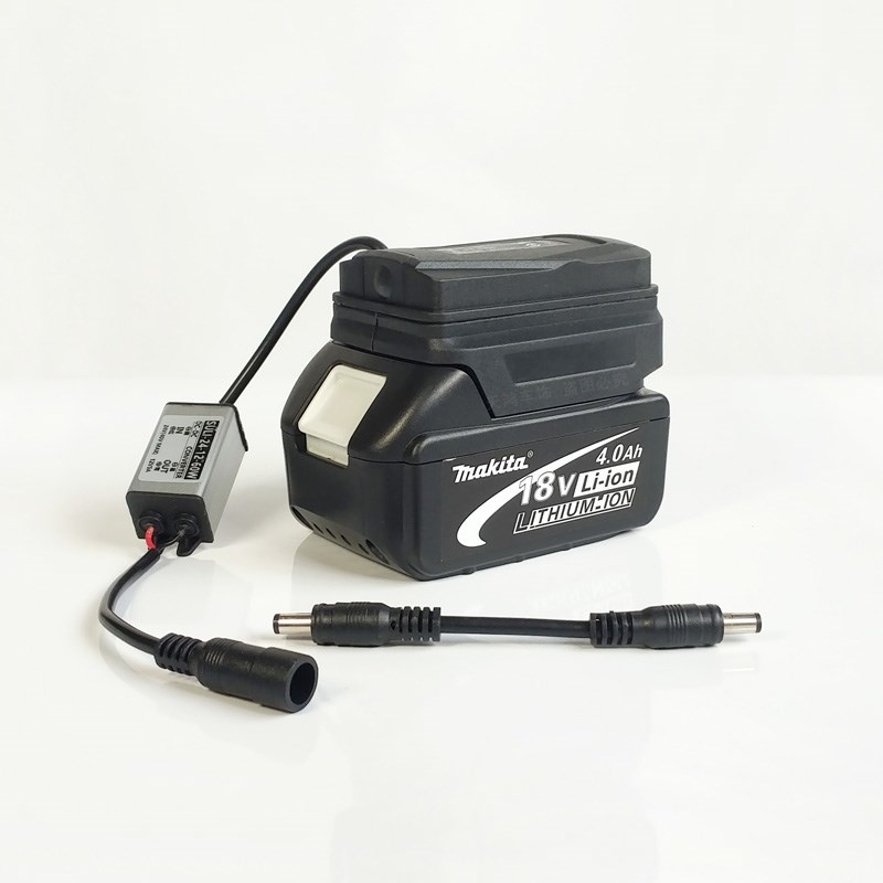 适用于Makita牧田款锂电池18V20V21V转12V转换器连接器监控测试