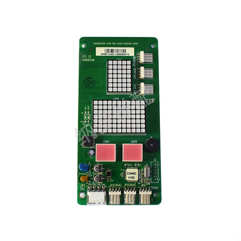 广日电梯G12外呼显示板65000220-V30/V31 BX-CAN-C2(G12-C04)原装