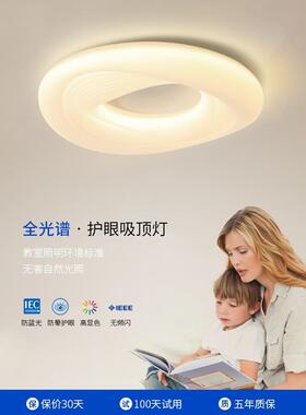 Niuy牛源科技创意主卧室灯简约现代led吸顶灯小客厅灯极简餐厅灯