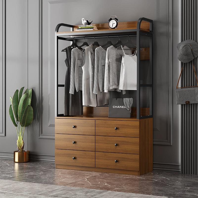 衣架落地客厅卧室内网红房间衣帽置物挂衣架子家用简易北欧铁衣柜