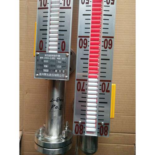 LKSI24-2-800/1000/1200液位控制指示器真空压翻板液位计