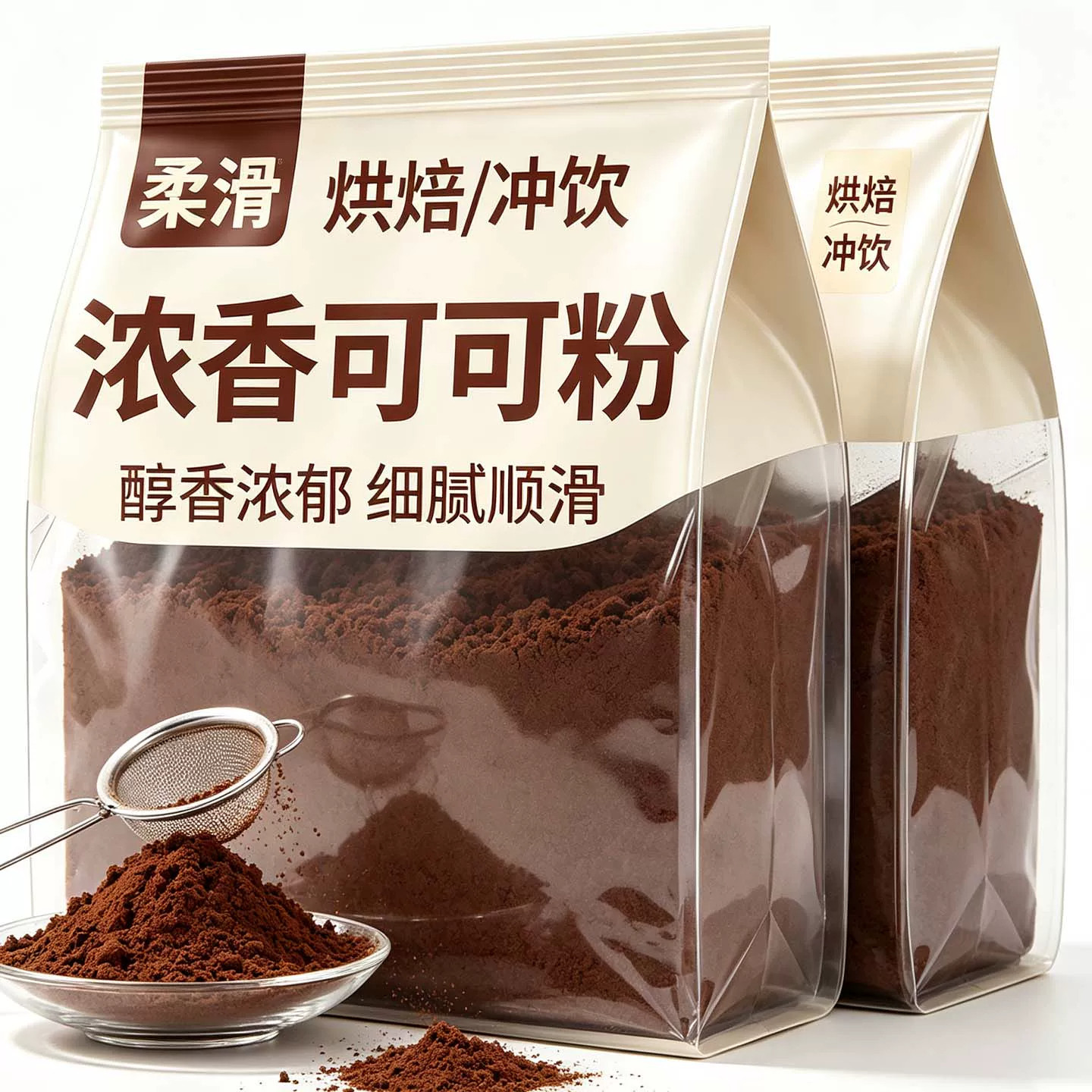 未碱化天然生可可粉无添加糖