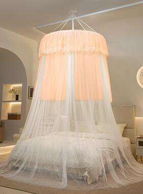 02公515169新款华宫奢廷吊顶蚊帐家用卧室双开门落地式主风圆2顶