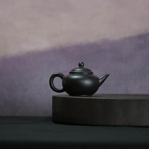 原矿1朱泥捂灰纯手工水平0KDC泡0ML小宜品光素自用兴紫砂壶功夫茶