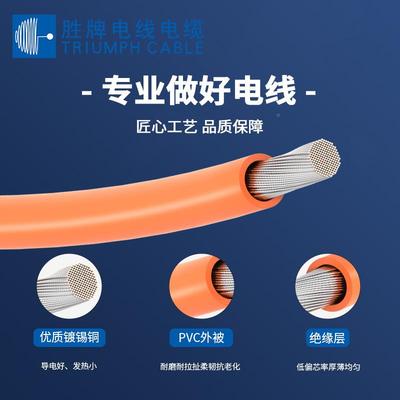 胜牌家U直供L12069P厂VC电子线阻燃耐高温绝缘镀VQL锡铜线芯