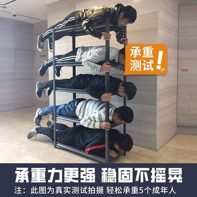 仓储货架置物架多层落地家用储藏室杂物收纳架超市仓库阳台铁架子