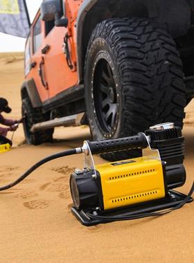 tmax天沙铭气s28411uv越野打车汽车用车载充泵气泵漠大功率12v车