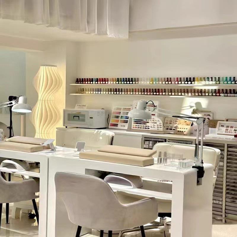 式烤甲漆美桌凹槽收红纳盒EXS内嵌吸尘日器单双三人夹灯简约网美