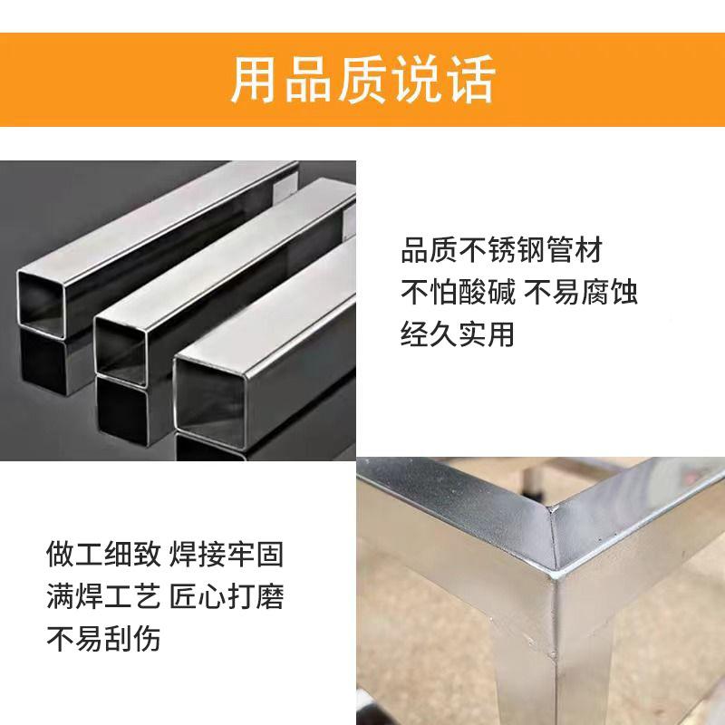 3潮-04不锈钢托架落地单层置物架阳台防花架防锈支架底缸座鱼架子