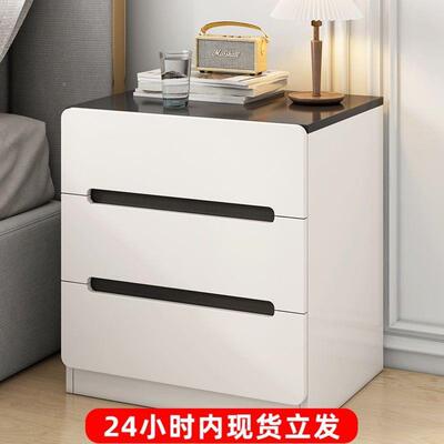 床头柜卧室用现代29153简家约卧室易加高床小柜子储物边柜简收纳