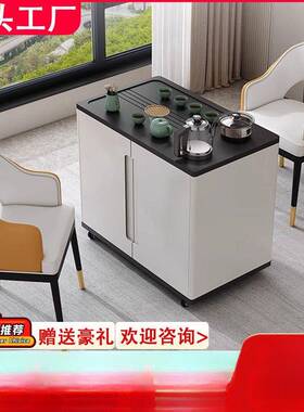 可移动茶台现小型茶边柜家用沙发边茶车轻奢代茶茶几桌阳桌台XMM