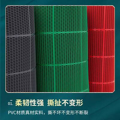 蜂巢孔镂空毯防滑橡塑底商垫铺大门工厂车间脚不易脱落地不无品牌