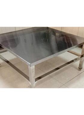 J不锈钢餐桌烧烤锈桌子38236不锈钢折叠桌大档桌子0农家乐3子04不