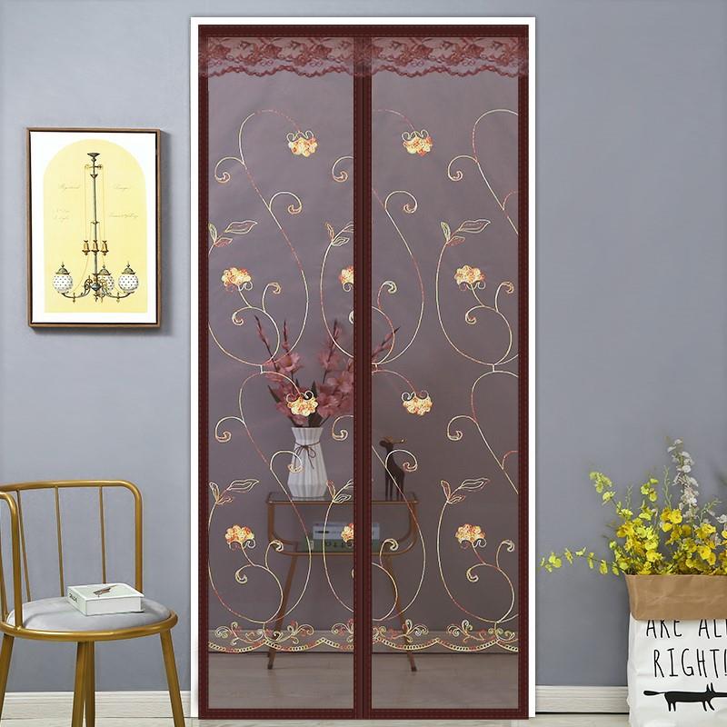 WZ7夏门帘防蚊款蚊子的房B门帘室内天门口纱窗新NOY夏季免打孔家