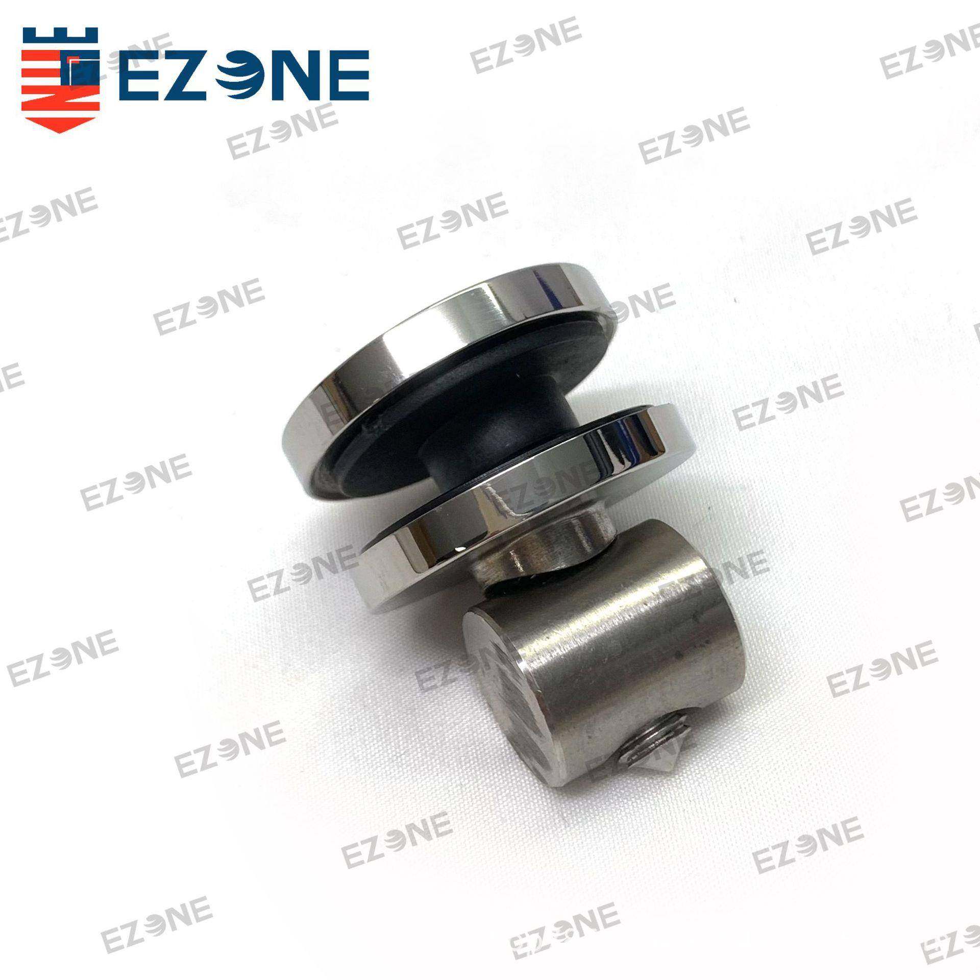 代现璃房淋MZY浴配件大全不锈钢玻移门滑轮套装不锈钢无框淋浴房