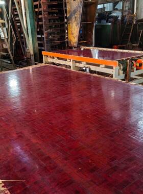 0.9公分0建筑胶板模板工地竹IDG胶板高周转竹厂家齐直销厚度全4-2