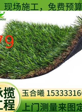青洲密林秋加草人28666造草坪4cm仿真草皮花园人幼儿园免填充园造