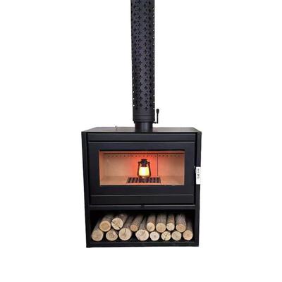 古欧式真火壁炉燃木柴用火取暖48794炉民宿别复墅农村自房建装饰