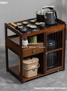 客厅台车茶桌用阳台小茶台实木床边动小63458茶几茶可移边几桌子