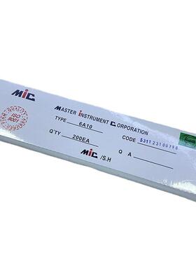 6A01JQH10A00MIC二极管6A/120V直插R-61长脚大功率整流器厂家直