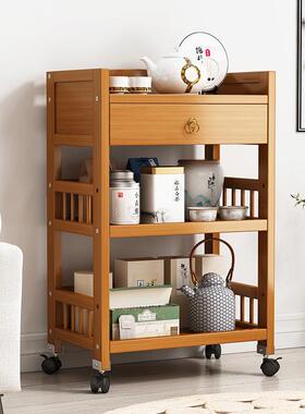 柜茶水AYD车厅置物架落地茶收纳架厨房搁板层餐板物架储子可移动