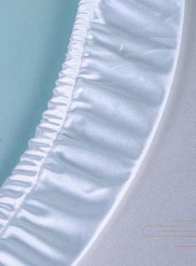 酒店饭店桌圆玻璃转轻盘套罩餐餐厅HIB包厢中式奢罩转盘布艺装饰