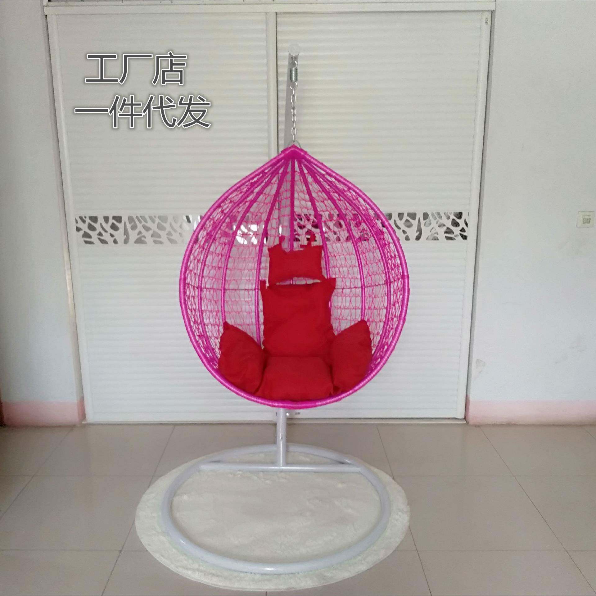 工休店吊篮椅吊椅秋千椅藤编椅户外阳台wyg066闲厂藤椅