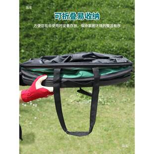 暮藉落叠园叶收纳园林庭院花园艺树叶枯叶垃圾清桶理折WVV桶收集