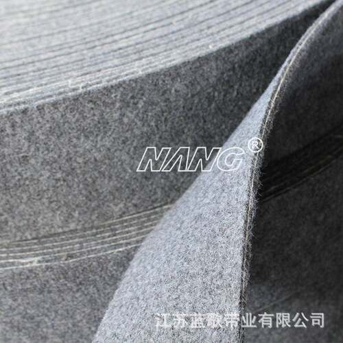 厚灰毛毡机包辊带织设备辊筒耐磨皮纺白毛毡3YIG7604片梭配件现加