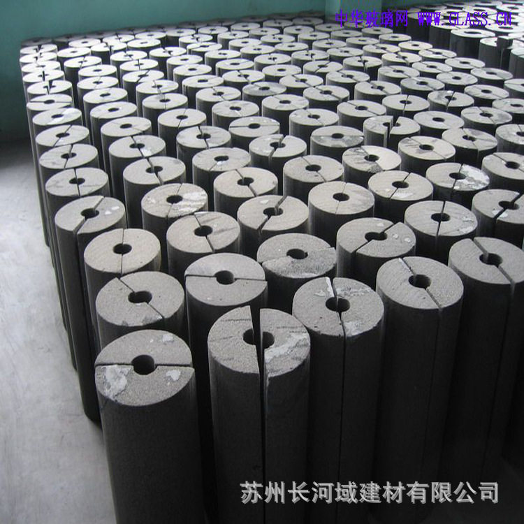 阻燃泡沫玻璃管壳 防火泡沫玻璃保温管 蒸汽管道隔热泡沫玻璃管