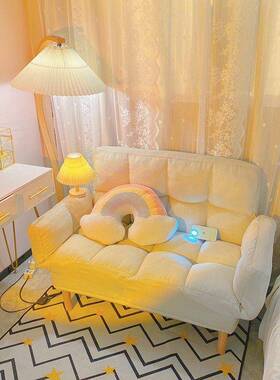 人沙发卧双租室小沙发小户型人榻榻米OCQ网红出房可折叠单人沙发