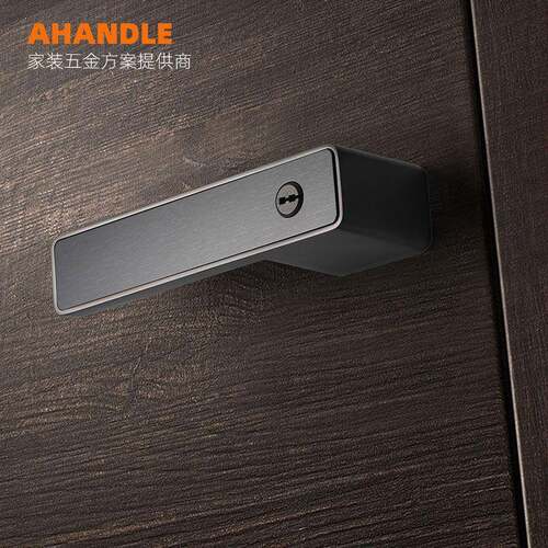 内AHANDLE极简生型态门锁室隐咨询客服形门材门卧室门房门木把手
