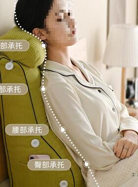 沙护腰床头靠垫枕大榻靠背榻米发靠枕床头板软包床F988HM9T上靠背