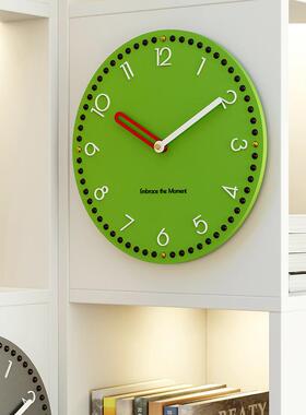 约TYW超静音0立18体极简创意现代钟表客厅新款时钟挂墙家4用挂钟