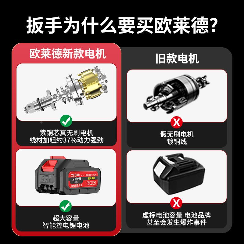 莱德充电无刷电动LMO冲扳手套筒套锂电击风炮扳手汽修维修欧装