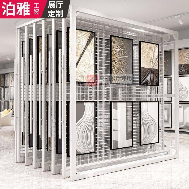 挂拉展架抽拉书画GH002样展画示架画框品相框架子网格推多功能落