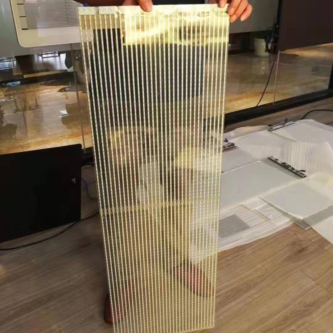 P20-ANR40ED贴膜屏贴屏厂家玻璃幕屏墙贴膜L异型L膜ED贴膜屏