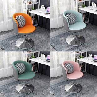 简约现电脑椅转适久坐升电脑椅降办公椅单人滑轮代靠背学舒生椅厂
