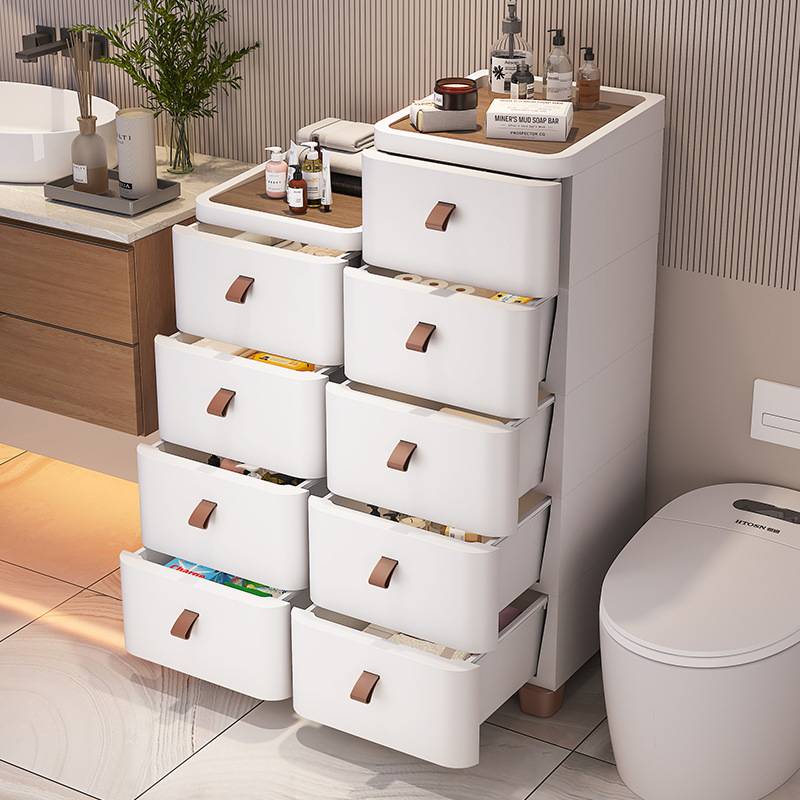 18-60面宽大容量抽屉式客厅阳台卧室柜子床头家用塑料多层收纳柜