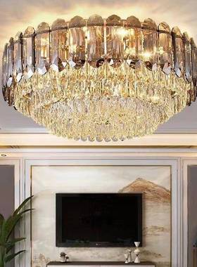 轻奢水晶客TB-66054厅灯头用卧装饰新家款低楼层吸顶灯源厂家酒店