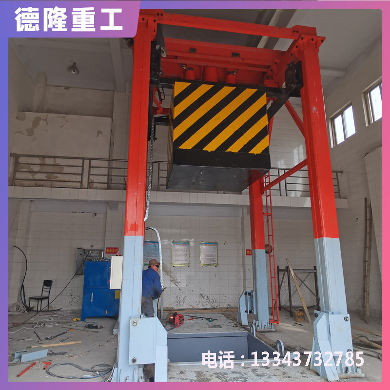 三钢四柱垂直垃圾压缩设备 菜市场垃圾处理站 垃圾压缩站设备预算