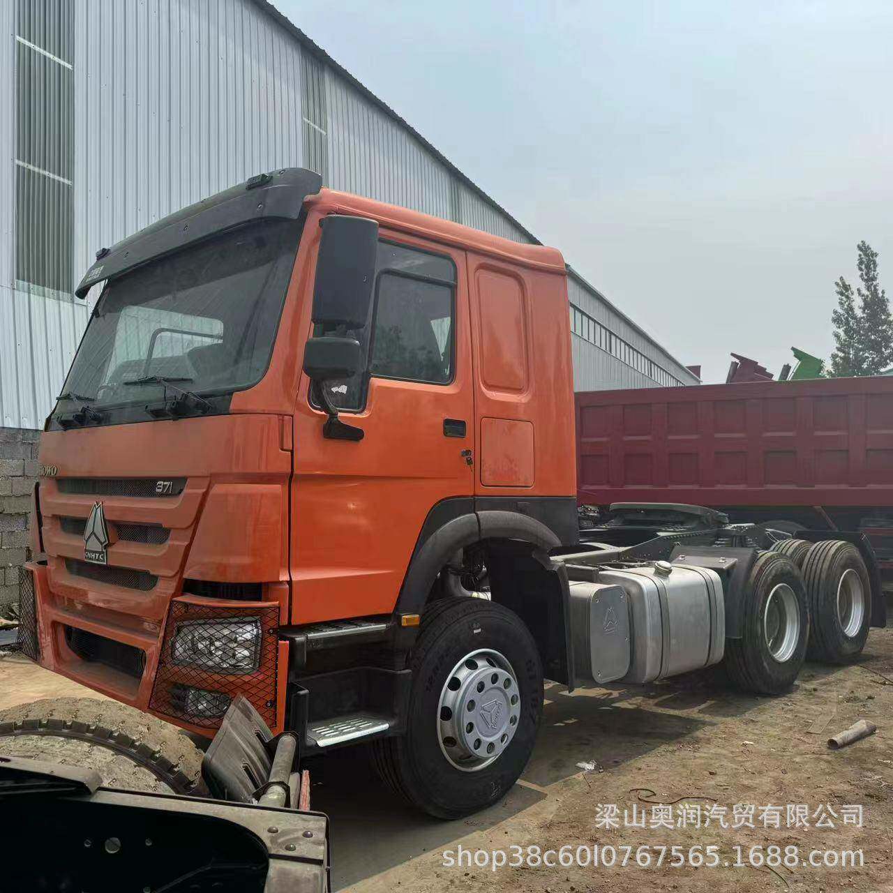 八轮沃牵后引车头出售双驱豪重型卡车75马拖SWF力拉机拖车头