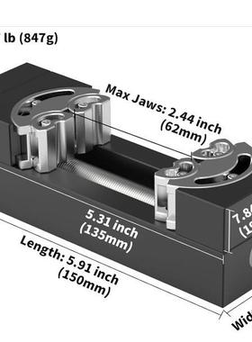 fracalvise重型多材料工作IPI通台钳t-用于木材、料、金属用夹塑
