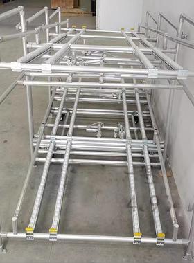 动三代精管防静电工作台车间益装配检测维金修带轮子铝合移RPD打