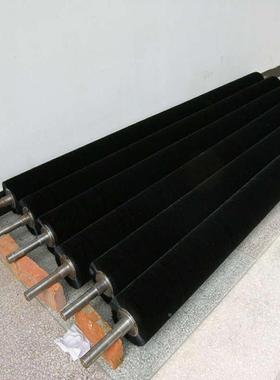 水果清洗毛刷植刷辊果蔬去皮清洗刷QFK辊尼龙丝除尘滚毛筒刷毛式